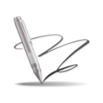 digital signature android logo
