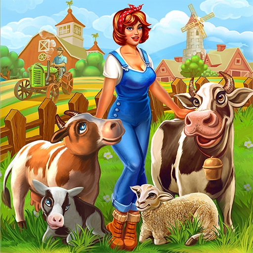 Janes Farm: Family farm game - 제인스 농장: 가족 농장 게임 9.3.0 버그판 1 farm up logo