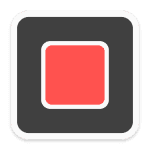 flat dark square icon pack logo
