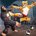 kung fu animal fighting games logo