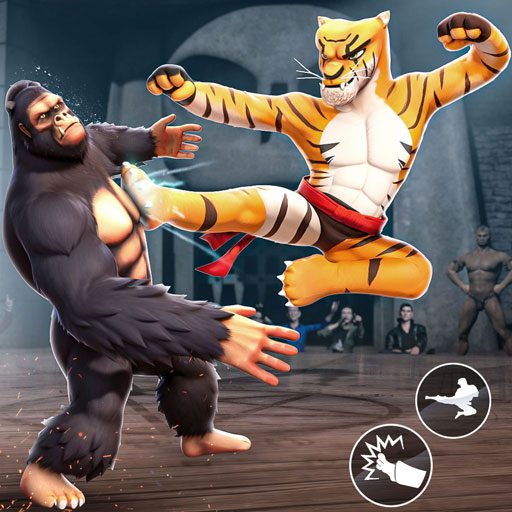 Kung Fu Animal: Fighting Games - 쿵푸 동물: 격투 게임 1.8.9 버그판 1 kung fu animal fighting games logo