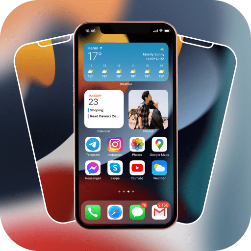 Launcher iOS17 - iLauncher - 런처 iOS17 - iLauncher (프리미엄) 1.7.9 1 launcher ios16 ilauncher logo