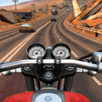 moto rider go highway traffic logo