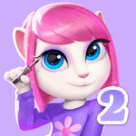 my talking angela 2 logo