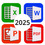 office reader word pdf excel logo