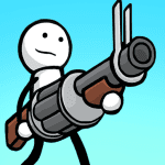 one gun stickman logo