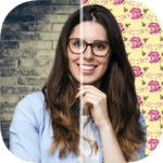 photo background changer premium logo