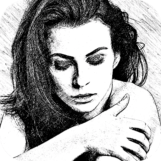 인물 스케치 HD 4.2 1 portrait sketch logo