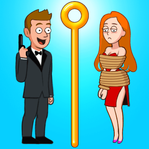 퍼즐 스파이 : 미녀 구하기 9.1 1 puzzle spy pull the pin logo