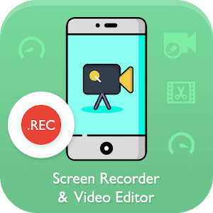 Screen Recorder & Video Editor :- No Root - 스크린 레코더 & 비디오 편집기 :- 루트 필요 없음 5.0 1 screen recorder video editor logo