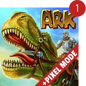 The Ark of Craft: Dinosaurs Survival Island Series - 더 아크 오브 크래프트: 공룡 생존 섬 시리즈 3.3.0.4 버그판 1 the ark of craft dinosaurs survival island series logo