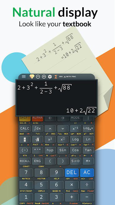 Advanced fx calculator 991 es plus 991 ms plus – 고급 fx 계산기 991 es 플러스 991 ms 플러스 4.4.2 1