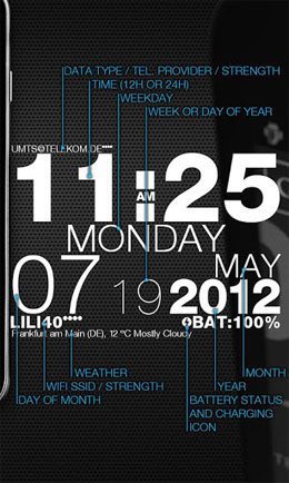 WP Clock Design Live Wallpaper – WP 시계 디자인 라이브 배경화면 2.3.1 3